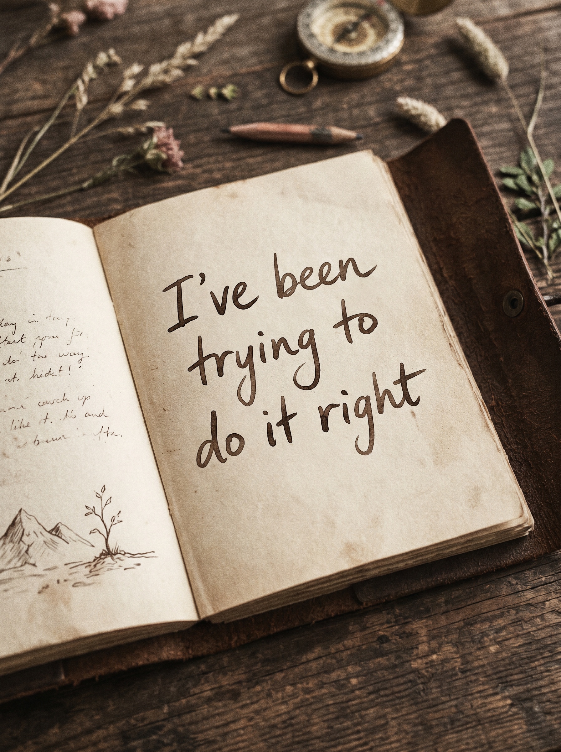 Ho Hey by The Lumineers – 'I've been trying to do it right' Lyric Art
