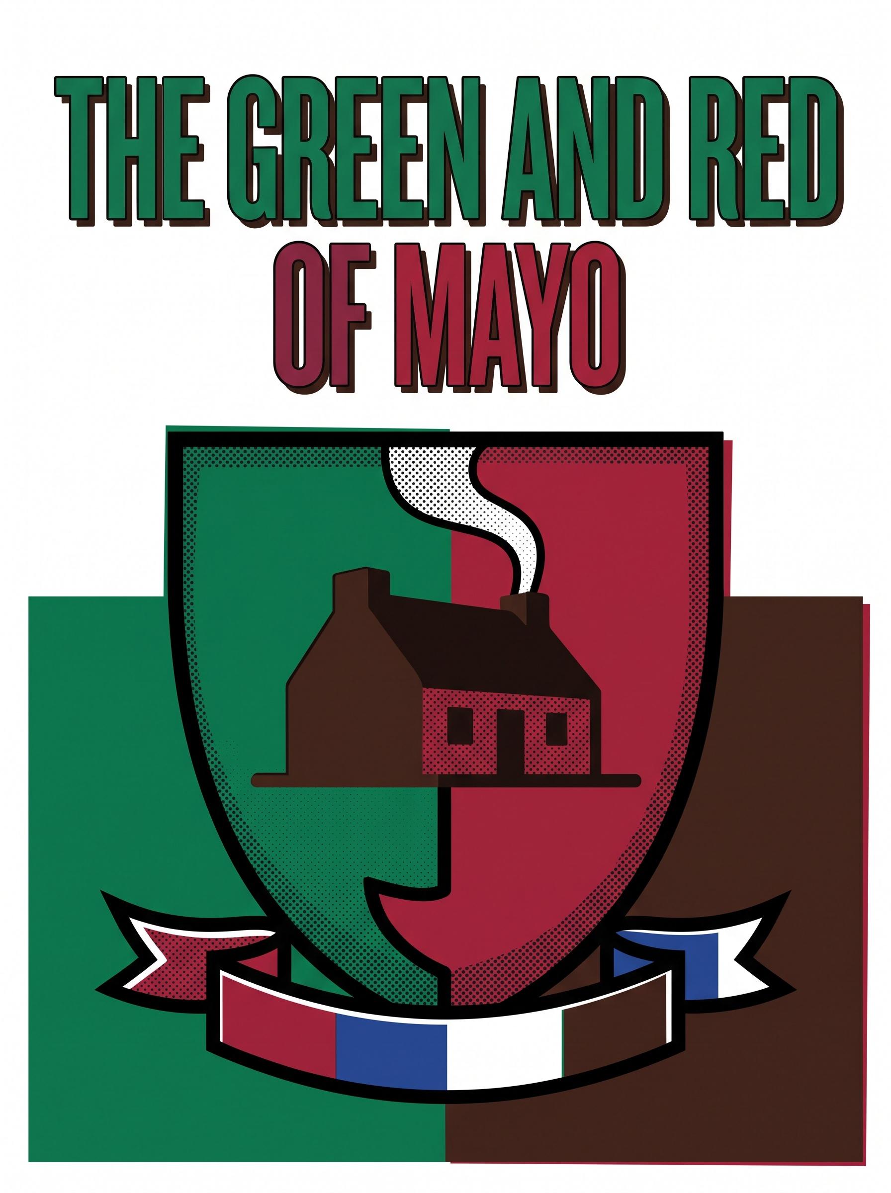 "The green and red of mayo" by The Saw Doctors — lyric art