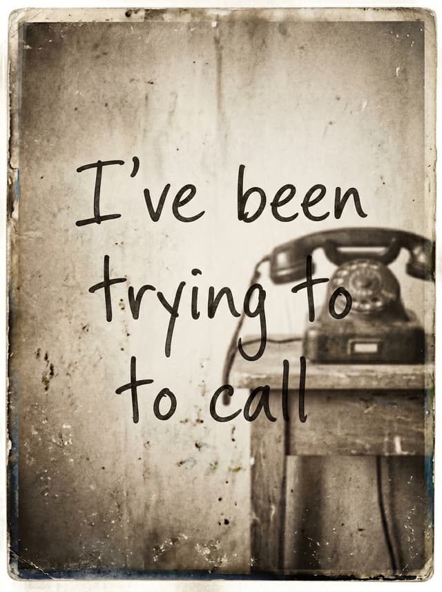 Ho Hey by The Lumineers – 'I've been trying to call' lyric design printed on the back of a t-shirt